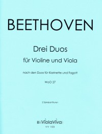 VV 103 • BEETHOVEN - Three Duets in G major, C major and B 