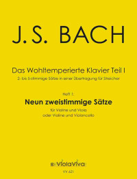 VV 621 • BACH - Wohltemp. Klavier, part 1, booklet 1: 9 two