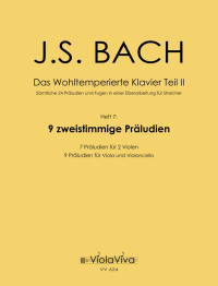 VV 624 • BACH - Wohltemperiertes Klavier Part 2, Vol. 7: Tw